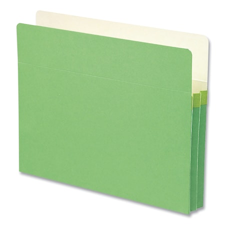 File Pocket With Expansion, Green